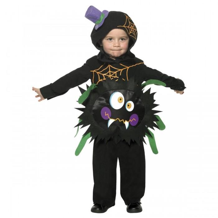Smiffys Unisex Kids Black Childrens/Kids Crazy Spider Halloween Costume 1-2 Years Size 1