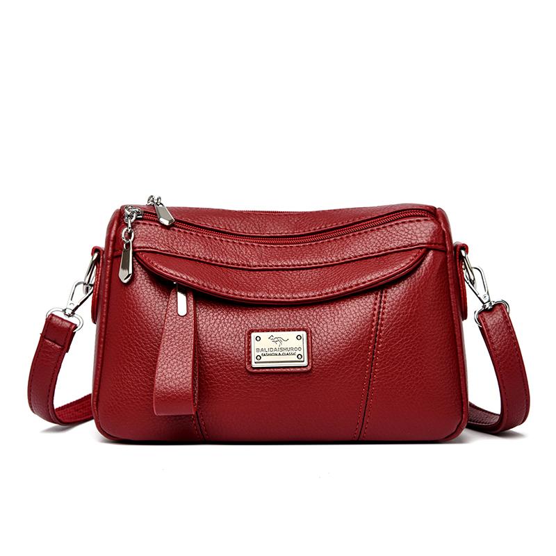High Quality Soft Leather Women's Handbags Luxury Designer Female Boston Bag Luxury Large Capacity Shoulder Bags Sac A Main