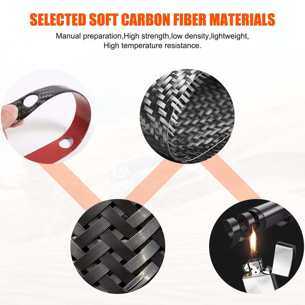 Carbon Fiber Interior Dashboard Trim Cover Sticker For Nissan Frontier 2009-17
