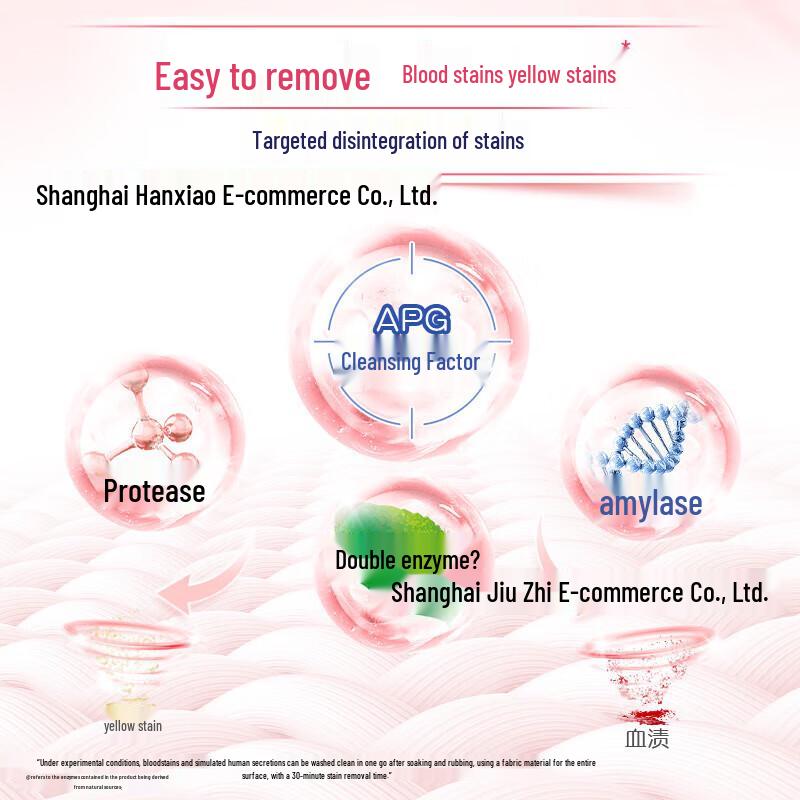 Omo Enzyme Laundry Detergent for Underwear - Antibacterial, Blood Stain Removal, Gentle On Hands, Deodorizing Liquid