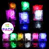Light Up Ice Cubes for Drinks,Reusable Flashing Glow In the Dark Ice Cubes,Waterproof Color Changing Led Ice Cube for Club Bar Party Wedding Decor