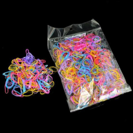 Women Girl Small Rubber Elastic Braiding Hair Band Ponytail Holder Hair Ropes