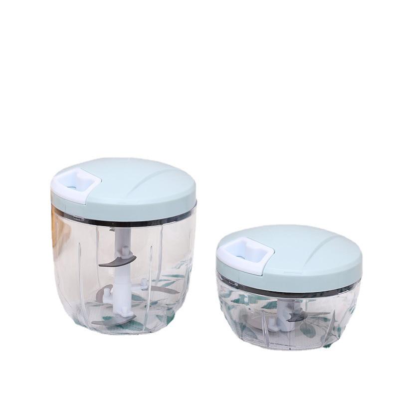 Multi-Functional Hand-Pulled Vegetable and Meat Chopper with Garlic Press