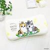 MORIPiLO Low Rebound Cushion Lumbar Pillow Mofusand Hachinyan (mini Relax Pillow) Skin-friendly Fluffy Texture Goods Plush Toy Nap Yellow 15x30x8cm