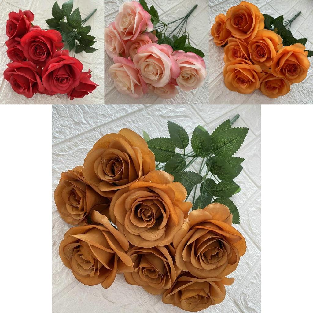 Artificial Rose Flowers For Diy Home Decoration Wedding Photography Styling