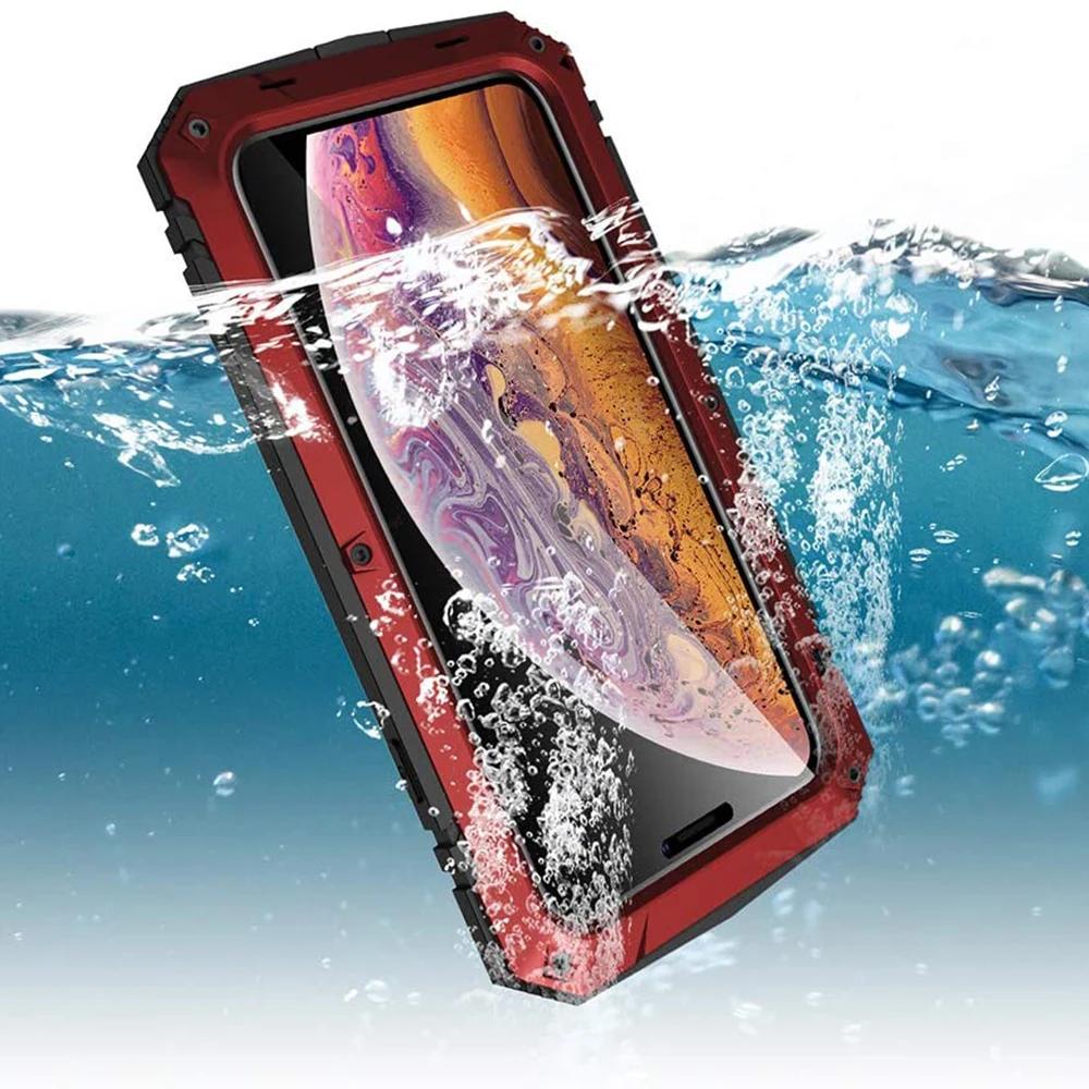Hybrid Shockproof Protective Case Cover for IPhone 17 16 15 14 11 13 16 12 Mini 360 Full Protect Diamond Glass Metal Silicone