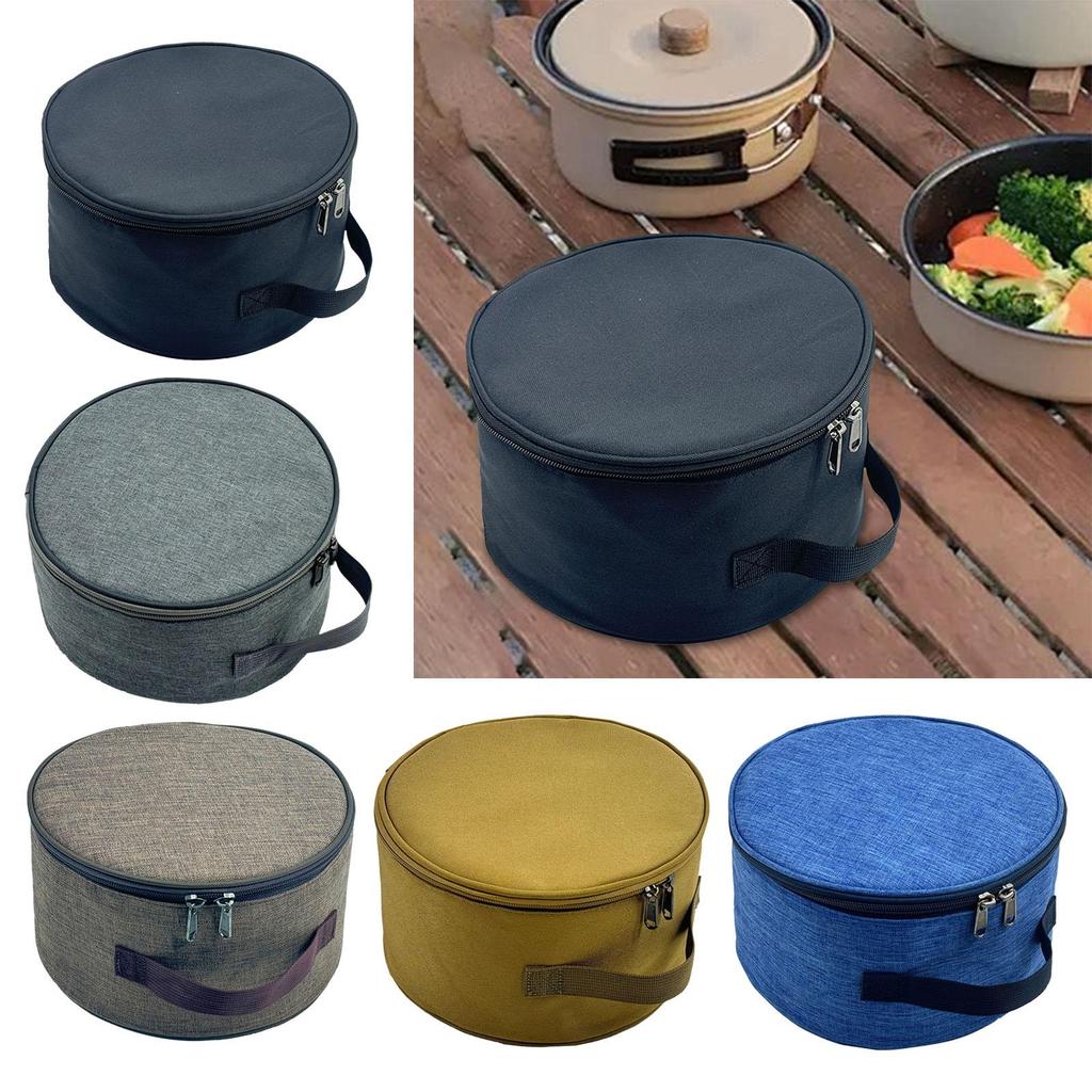 Foldable Fan Storage Bag Portable Camping Gear Organizer Dustproof Makeup Bag