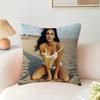 M-Megan D-Denise Fox Pillowcase Toon Gift Cushion Cover Bedroom Home Sofa Chair Seat Decor Pillow Case