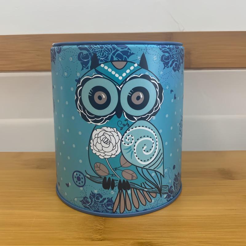 

1 шт. Мультяшная круглая сова, канцелярские принадлежности, подставка для ручек, подарок на день рождения, копилка, подарок, учебные принадлежности, детская копилка