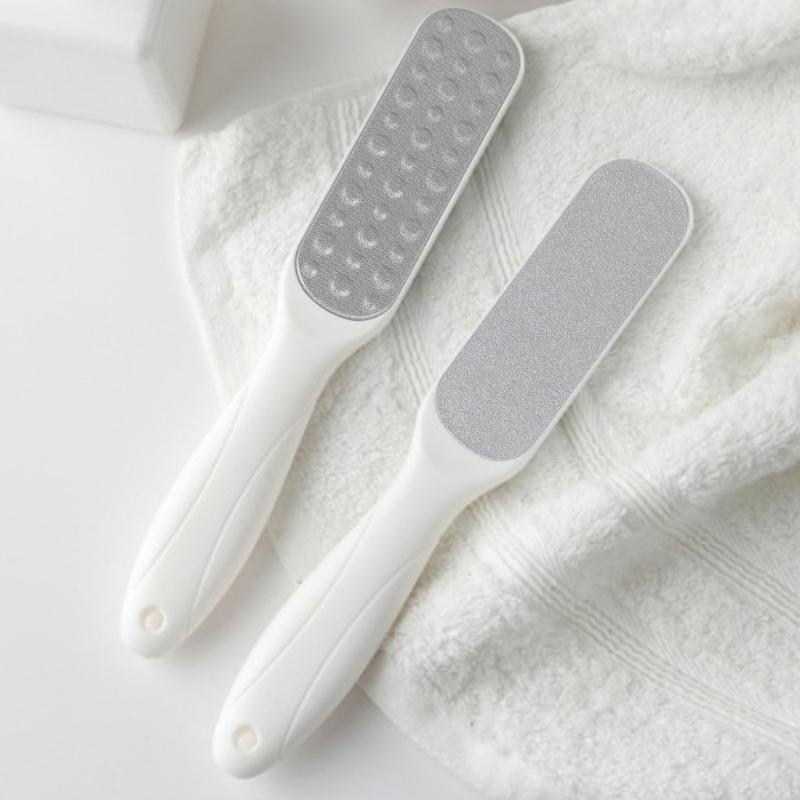Double Sided Stainless Steel Foot File Dead Skin Remover Pedicure Callus Removal Tool Heel Scraper for Cracked Heels