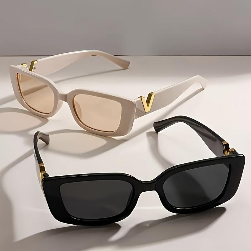 A Set Of 2 Fashionable Cat Eye Sunglasses For Women Suitable For Daily Leisure Commuting Fashionable Photography