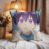 sShikimoris Not Just aCuties Cushion Cover Premium Comfort Reversible Pillow Cove -Two In One Design for Any Room & Car Interior