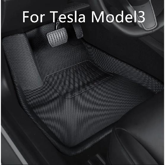 

Для Tesla Model 3 2021 напольный коврик водонепроницаемый нескользящий модифицированный аксессуар Model3 3 шт./компл. полностью окруженный специальной ногой