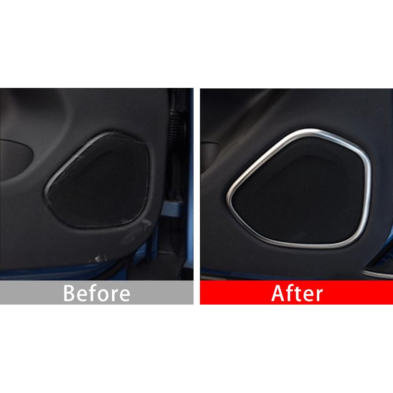 Car Door Audio Speaker Cover Loudspeaker Tweeter Frame For Volvo XC60 2018      2024 2025 Accessories