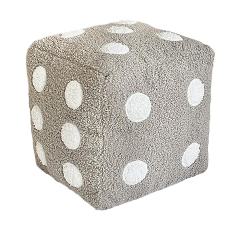 Large Plushes Dices Pillow Cushion Soft Comfortable Back Support for Sofa Bedroom Living Room