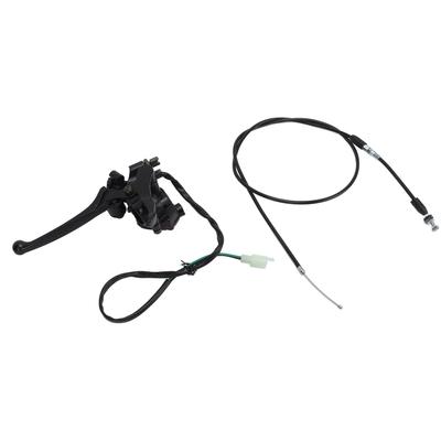 Thumb Throttle Cable with Dual Brake Lever Assy 22mm Aluminium Alloy for 50?250cc ATV Go Kart