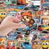 50 Cute Style Cartoon Car Doodle Stickers Suitcase Waterproof Decorative Stickers Children's Hand Account Stickers