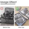 10PCS Shoe Storage Bag Non-Woven Waterproof Travel Organizer Drawstring Pouch Hanging Closet Bag for Cloth Shoe Dustproof Portable Bag