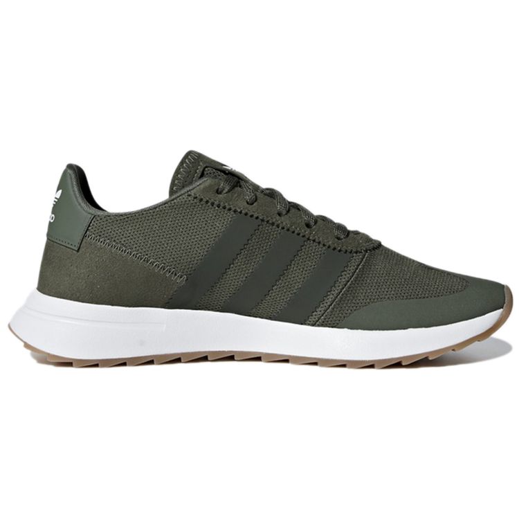 adidas Originals Flb Runner Suede Comfortable Non-Slip Low-Top Running Shoes Women Sneaker Dark-Green B28048