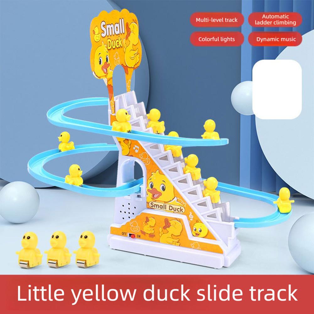 Ducks Design Slide Track Toy 1 Box Slide Track Toy including 6pcs Ducks Fun Slide Toy Birthday Present for Boys Girls