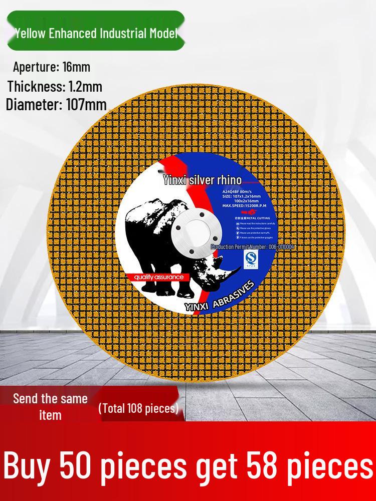 King Iron Angle Grinder Disc: Cutting, Grinding, Polishing for Stainless Steel and Metal, 100mm Saw Blade Collection