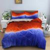 Mushroom Duvet Cover Set Trippy Drawing Hippie Design Psychedelic Bedding Set Comforter Quilt Cover Single Double Queen King