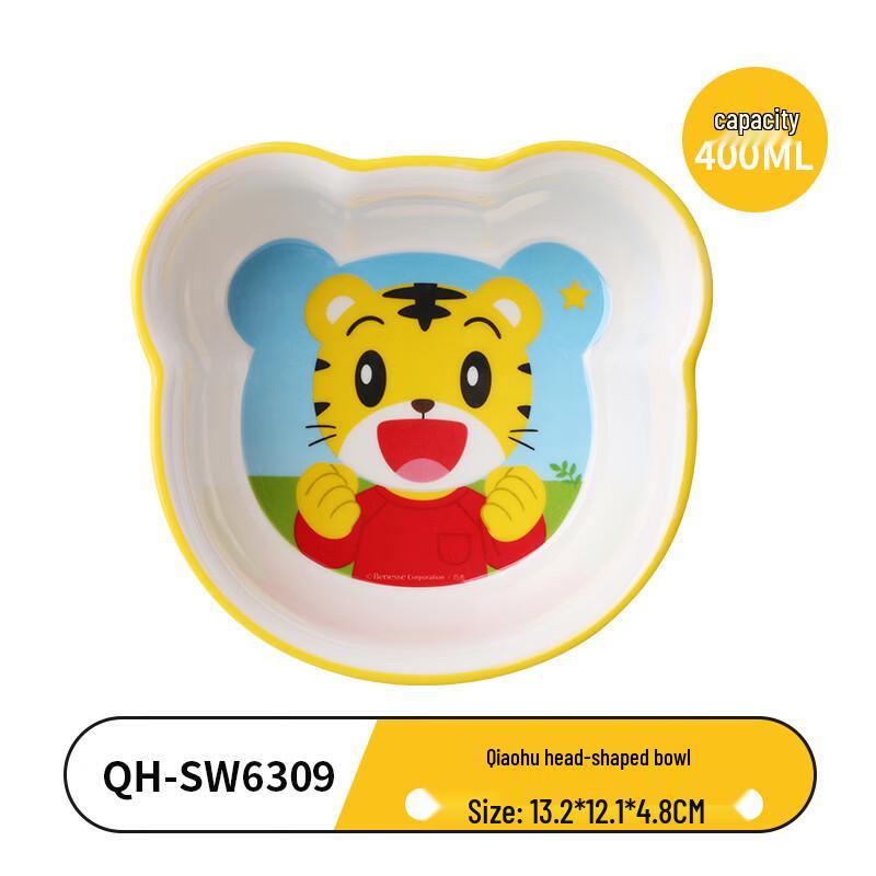 Qiaohu Head Melamine Kids Bowl (2-Pack)