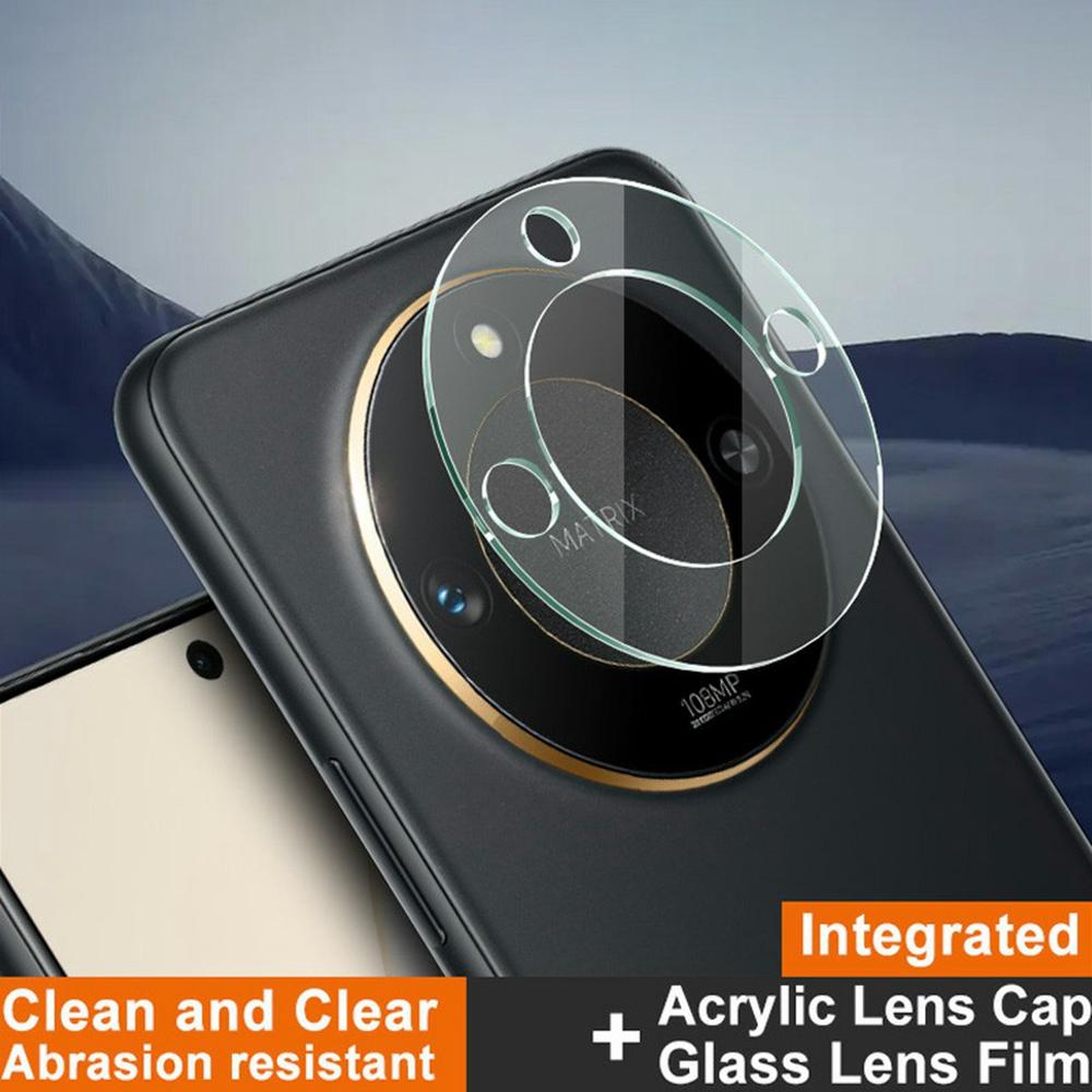IMAK For Honor X60 5G Tempered Glass Camera Lens Protector+Acrylic Lens Cap
