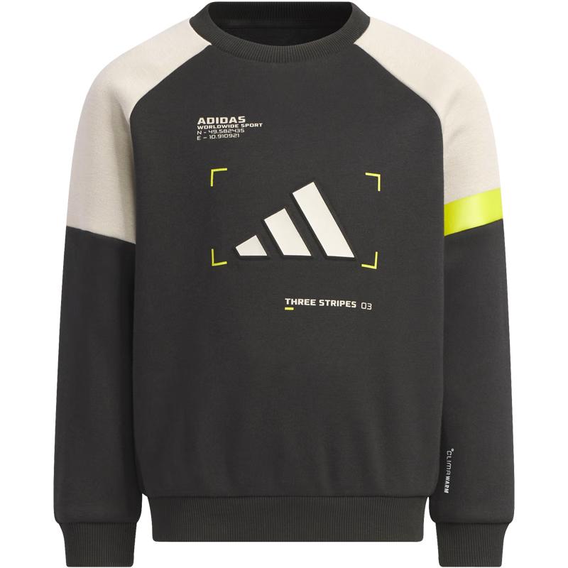 Adidas Boys  Winter Fleece-Lined Sweatshirt 104CM