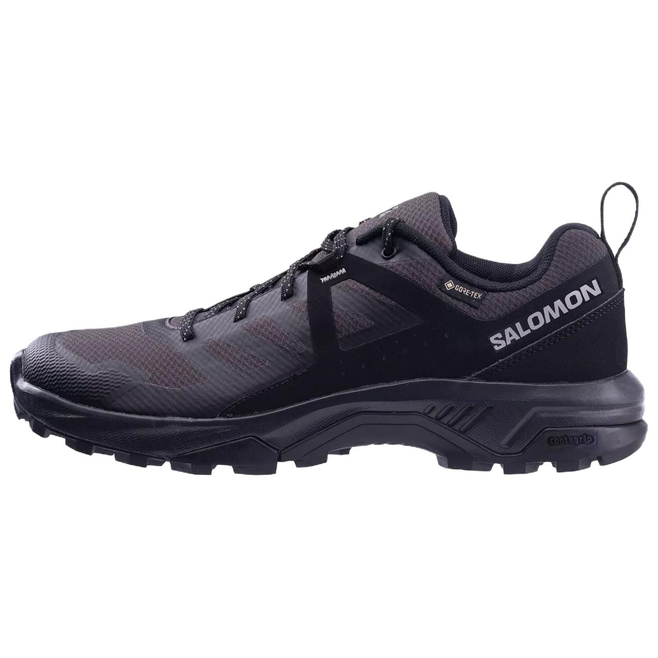

SALOMON Exeo Gtx Удобные Нескользящие Прочные Низкие Туристические Ботинки Мужские Туристические Ботинки Серый Черный 475078 46⅔