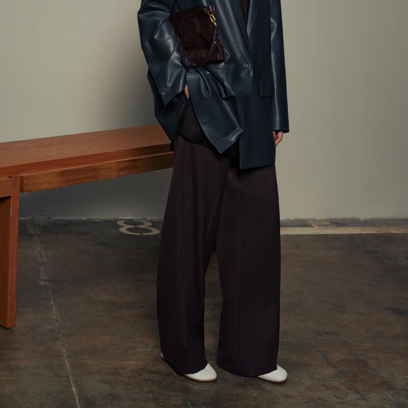 LESS 2024 Autumn Loose Wide-Leg Commuter Pants