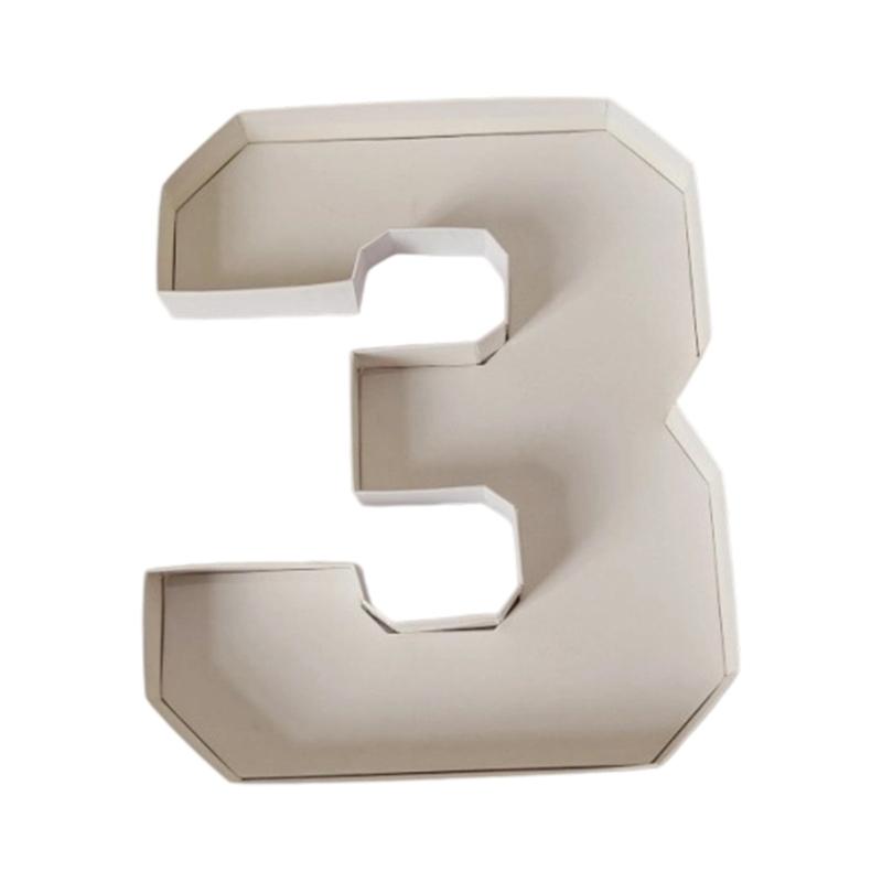 Lightweighted Snack Organize Box With Letter Shape Multipurpose Food Container Party Favor Box