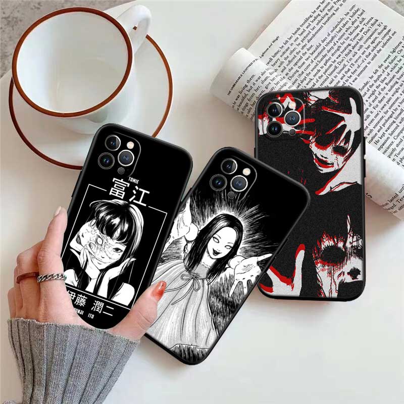 NH35 Junji Ito Tomie Shell Phone Case for Samsung Galaxy Note 10 20 S23 S24 S25 Ultra FE Plus Edge Lite A02S A35 A07 A17