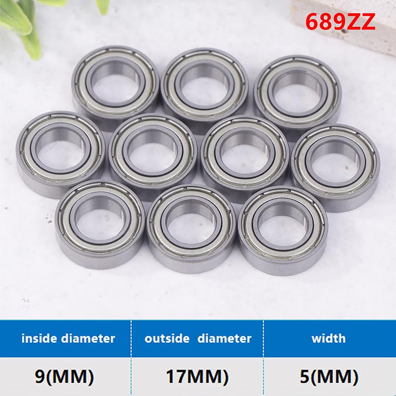 10Pcs 683 684 685 686 687 688 689 Zz 2Z Small Deep Groove Ball Bearing Metal Shielded Miniature Bearing Id 3 4 5 6 7 8 9Mm