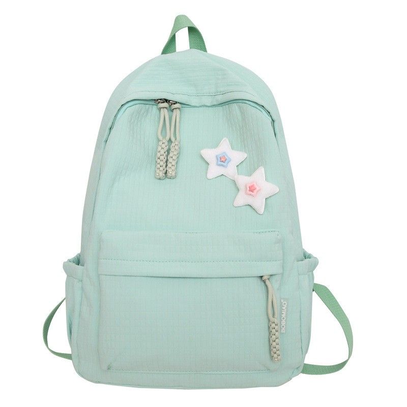 Schoolbag for Junior High School Girls Large Capacity Good-looking Ins Style Cute Fancy Mori Style Niche Style Middle School Student Backpack