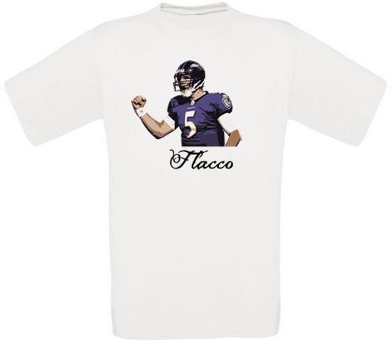 Joe Flacco Baltimore American Football T-Shirt All Sizes S