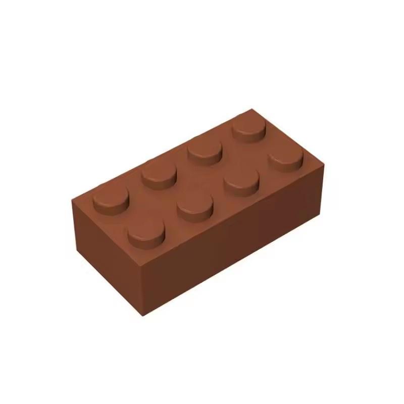 Non-Toxic 50G/20Pcs 3001 2X4 High 8-Hole Building Block Moc Color Loose Parts Compatible With Brick Diy Children'S Toy Assembly