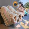 Version coréenne de jolies bottes de neige pour filles, nouvelles chaussures d'hiver en coton et velours pour enfants pour garder au chaud les chaussures pour enfants