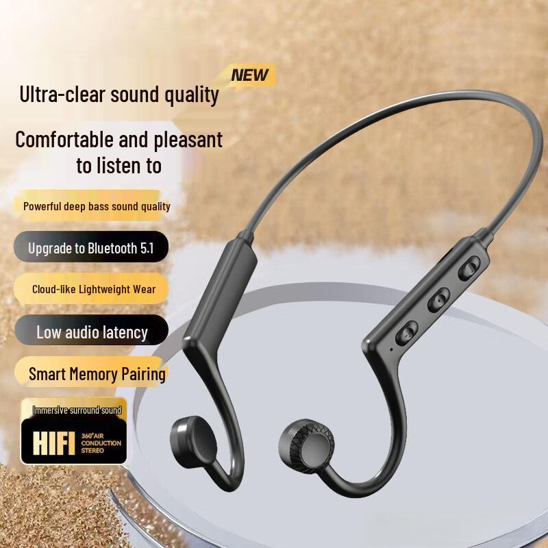 

KS19 Wireless Bluetooth Earbuds - Long Battery Life, Low Latency, Non-In-Ear, Ideal for Sports & Gaming