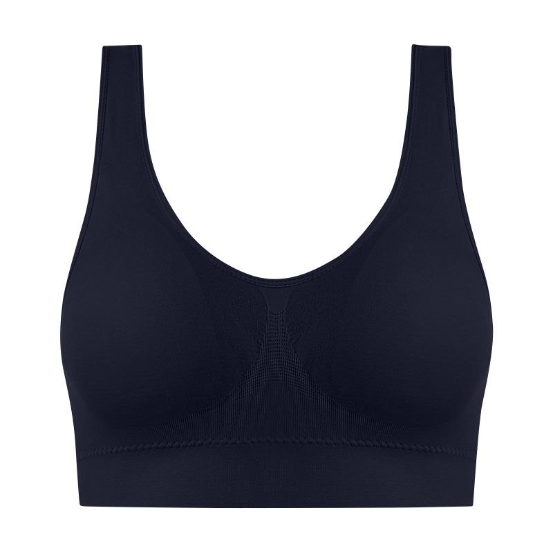 Plus Size Wireless Sports Bra Seamless Thin Padded Running Underwear