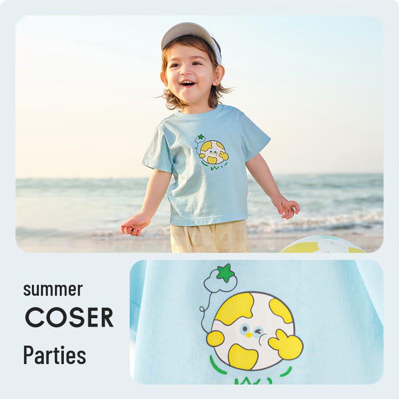 Balabala Unisex Toddler Cartoon Short Sleeve T-Shirt