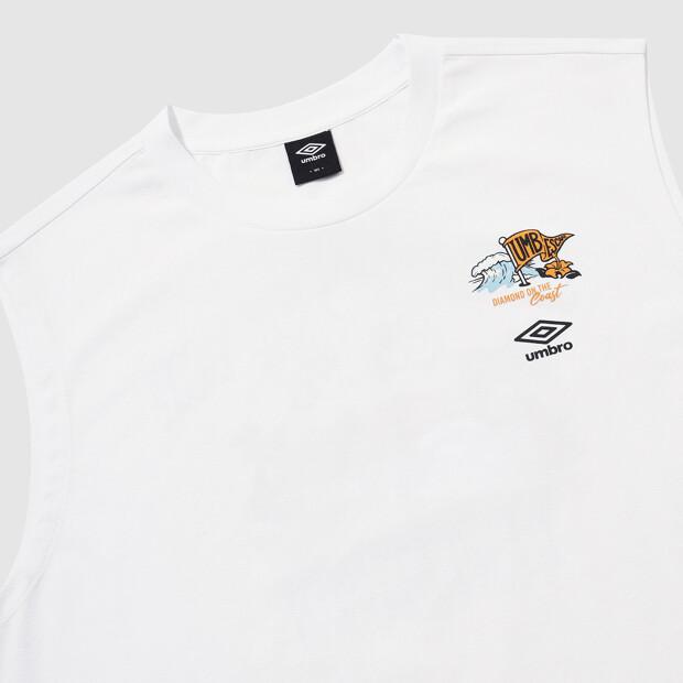 UMBRO [Quick-Dry] Diamond Escape Oasis Fresh Sleeveless White Ur221Csl59