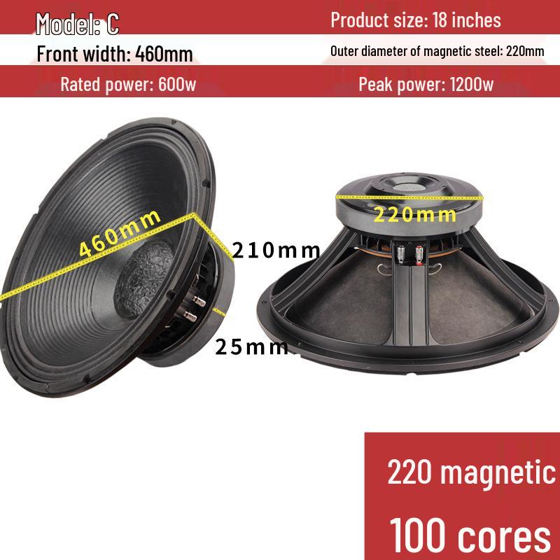 10, 12, 15, 18-inch KTV Subwoofer & Mid-bass Treble Pro Home Audio Speaker