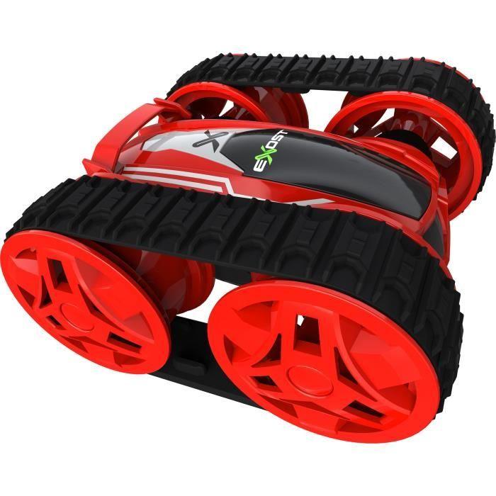 Voiture Télécommandée Mini Flip Tank EXOST - Échelle 1:34 - Rouge Ou Vert
