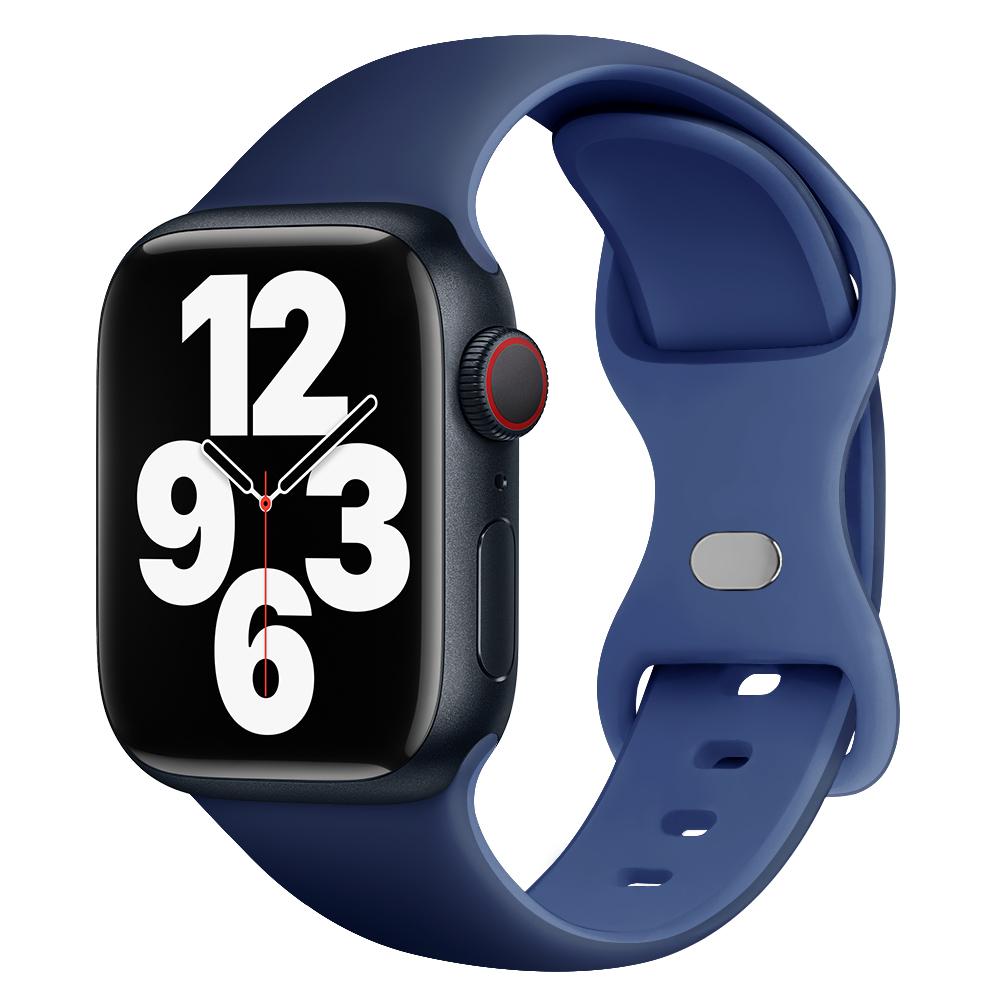 Silicone Strap For Apple Watch Band 44mm 45mm 41mm 40mm 49mm 42mm 38mm 46MM Sport Bracelet iWatch Series Ultra 2 SE 10 9 8 7 6 5