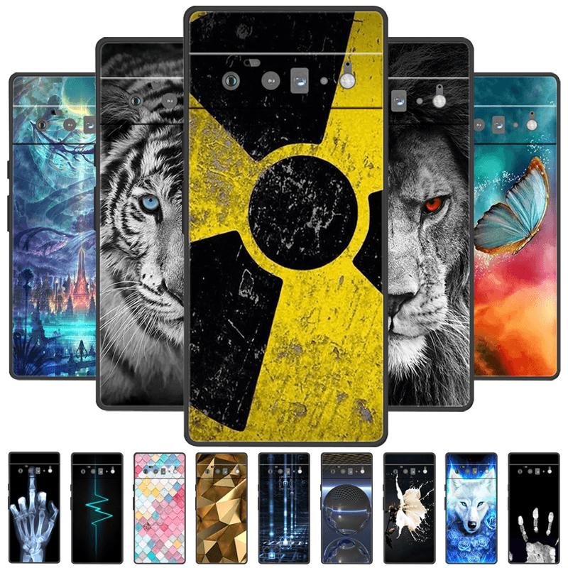 Für Google Pixel 6 Pro 5G Hülle GF5KQ Weiches Silikon TPU Handyhülle Für GOOGLE PIXEL6 PRO Hülle Stoßfest Bumper Niedliches Tier