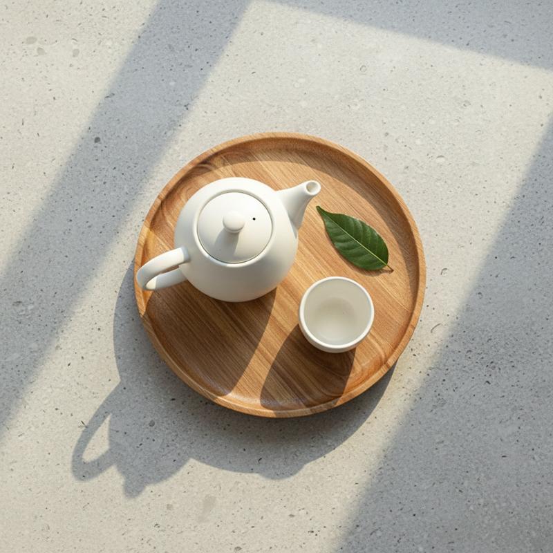 Oval Wooden Serving Tray for Dinner Fruit and Snacks Handmade Plate for Home Kitchen Rustic Decor