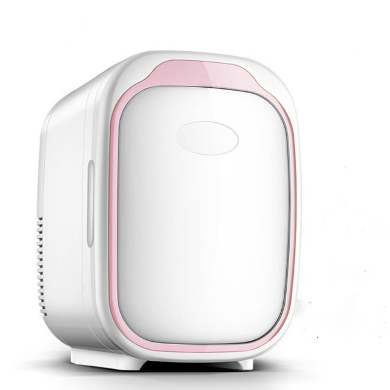 6L Single Door Refrigerators For Heating & Cooling Electric Home Small Fridges Freezer Desktop Cooler Warmer for Office Using