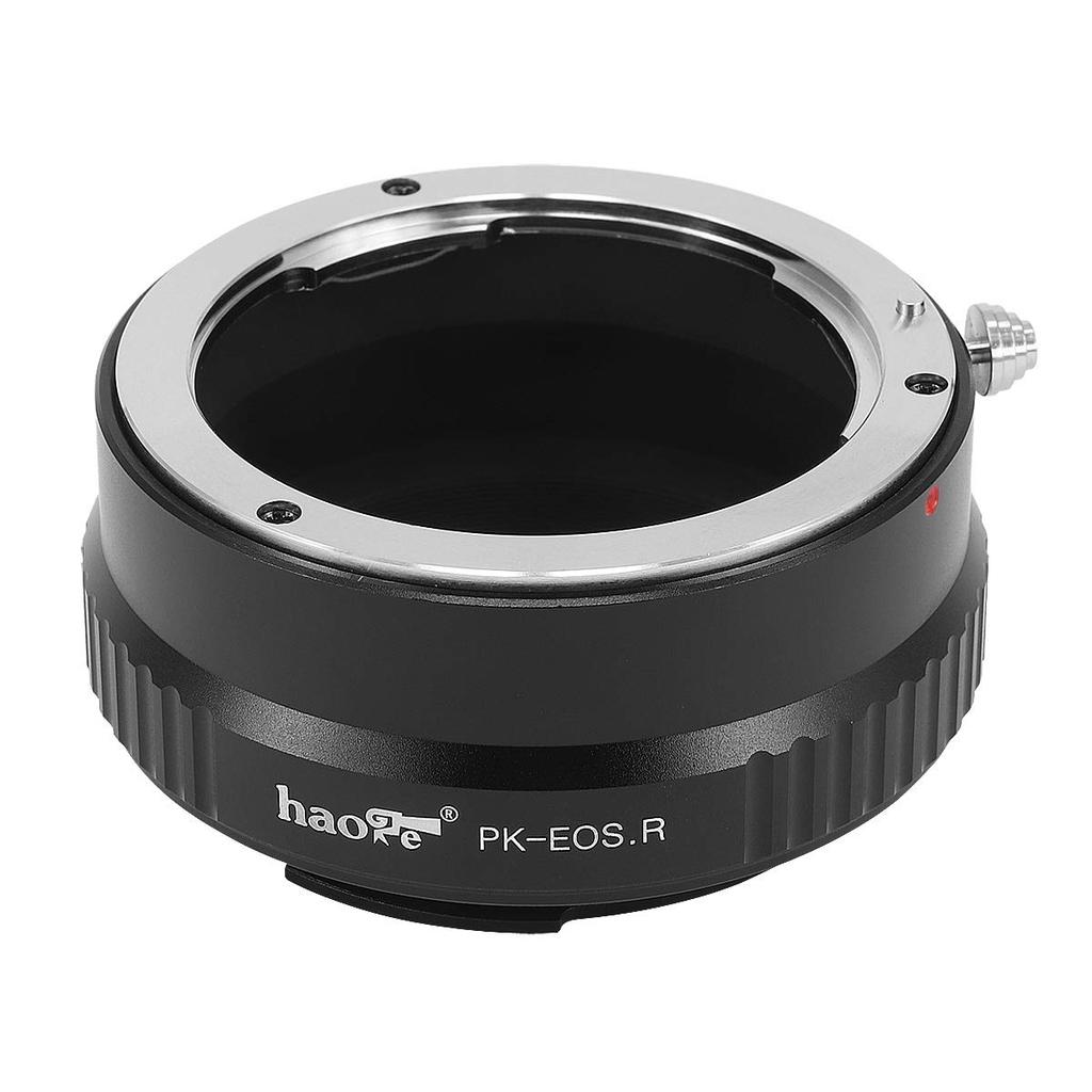 Haoge Manual Lens Mount Adapter for Pentax K PK Lens to Canon RF Mount such as Canon EOS R RP Cameras,
