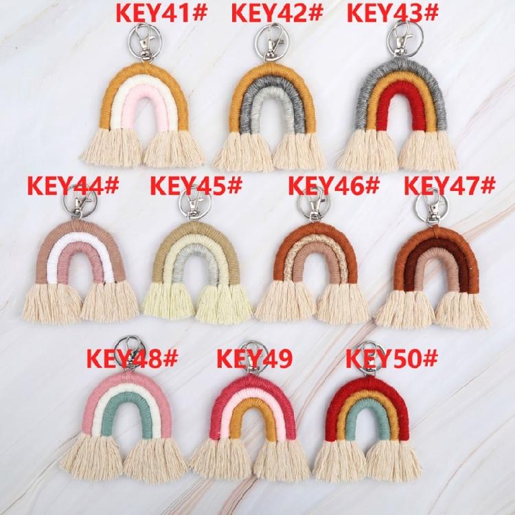 Fashionable Key Accessory Keychain Stylish Bag Ornament Cotton Texture Suitable for Key Bags and Backpack Decorating